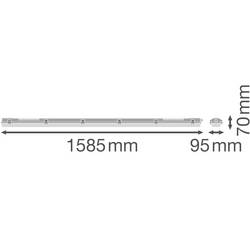 LEDVANCE 4099854118210 osvětlení do vlhkých prostor LED trubice G13 0 W šedá