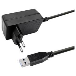 Maxtrack CH10L USB Hub 5 portů USB-A USB 3.0 5 GBit/s lze spínat jednotlivě stříbrnošedá CH10L