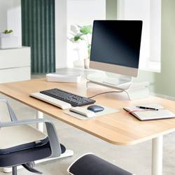 Leitz Ergo Mauspad Grau, Einfarbig, Handgelenkauflage, Anti-Rutsch-Basis podložka pod myš ergonomická šedá