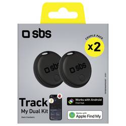 sbs mobile TEFINDTAGAPGO2SET Klíčenka AirTag černá
