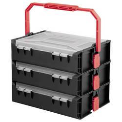 TOOLCRAFT krabička na malé součástky (d x š x v) 230 x 185 x 70 mm přihrádek: 9 Obsah 3 ks