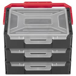 TOOLCRAFT krabička na malé součástky (d x š x v) 230 x 185 x 70 mm přihrádek: 9 Obsah 3 ks