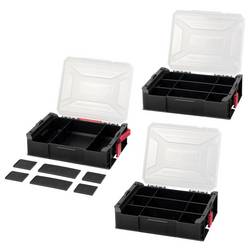 TOOLCRAFT krabička na malé součástky (d x š x v) 230 x 185 x 70 mm přihrádek: 9 Obsah 3 ks