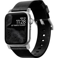 Nomad Modern Lthr. Black connect. Poutko na zápěstí Silver, černá