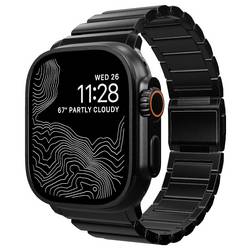 Nomad Brand.1127208 Strap Titanium Black V2 46mm/49mm Poutko na zápěstí černá