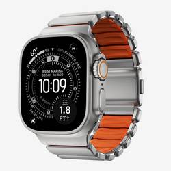 Nomad Nomad Stratos Band Titanium Natural 49mm Poutko na zápěstí