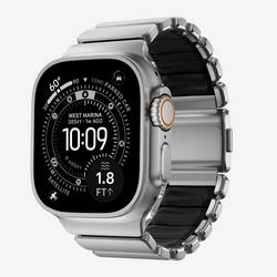 Nomad Nomad Stratos Band Titanium Natural 49mm Poutko na zápěstí