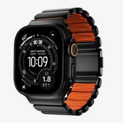 Nomad Nomad Stratos Band Titanium Black 49mm U Poutko na zápěstí černá
