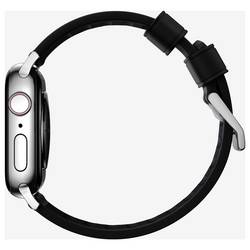 Nomad Nomad Active Leather Band Pro Black Conn Poutko na zápěstí černá, stříbrná