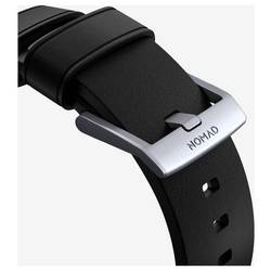 Nomad Nomad Active Leather Band Pro Black Conn Poutko na zápěstí černá, stříbrná