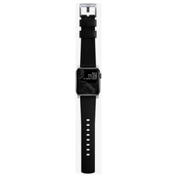 Nomad Nomad Active Leather Band Pro Black Conn Poutko na zápěstí černá, stříbrná