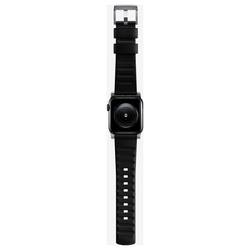 Nomad Nomad Active Leather Band Pro Black Conn Poutko na zápěstí černá, stříbrná