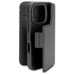 Decoded Decoded Leather Detachable Wallet iPhone zadní kryt na mobil iPhone 16 černá D25IPO16PDW5BK