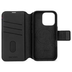 Decoded Decoded Leather Detachable Wallet iPhone zadní kryt na mobil iPhone 16 černá D25IPO16PDW5BK