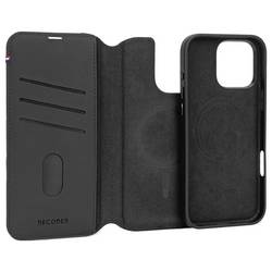 Decoded Decoded Leather Detachable Wallet iPhone zadní kryt na mobil iPhone 16 černá D25IPO16PDW5BK
