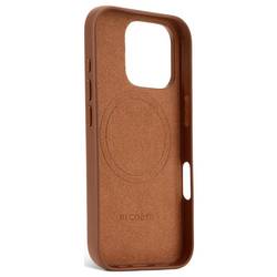 Decoded Decoded Leather Backcover iPhone 16 Pro zadní kryt na mobil iPhone 16 Pro hnědá D25IPO16PBC1TN