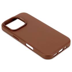 Decoded Decoded Leather Backcover iPhone 16 Pro zadní kryt na mobil iPhone 16 Pro hnědá D25IPO16PBC1TN