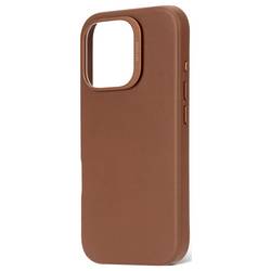 Decoded Decoded Leather Backcover iPhone 16 Pro zadní kryt na mobil iPhone 16 Pro hnědá D25IPO16PBC1TN