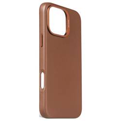 Decoded Decoded Leather Backcover iPhone 16 Pro zadní kryt na mobil iPhone 16 Pro Max hnědá D25IPO16PMBC1TN