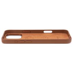 Decoded Decoded Leather Backcover iPhone 16 Pro zadní kryt na mobil iPhone 16 Pro Max hnědá D25IPO16PMBC1TN