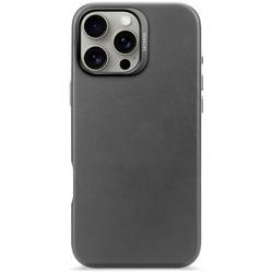 Decoded Decoded Leather Backcover iPhone 16 Pro zadní kryt na mobil iPhone 16 Pro Max černá D25IPO16PMBC1BK