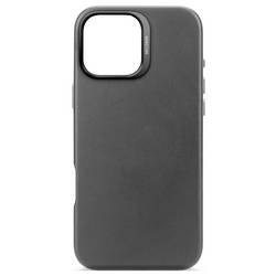 Decoded Decoded Leather Backcover iPhone 16 Pro zadní kryt na mobil iPhone 16 Pro Max černá D25IPO16PMBC1BK
