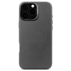 Decoded Decoded Leather Backcover iPhone 16 Pro zadní kryt na mobil iPhone 16 Pro Max černá D25IPO16PMBC1BK