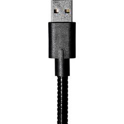 Maxtrack USB kabel USB 2.0 USB-A zástrčka, Apple Lightning konektor 0.50 m černá flexibilní husí krk MH 1 L