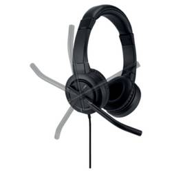 Kensington Headset uzavřená (Over Ear) kabelová černá Potlačení hluku headset Počítače