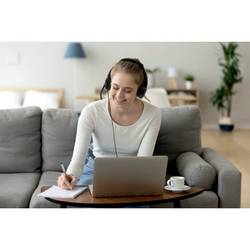 Kensington Headset uzavřená (Over Ear) kabelová černá Potlačení hluku headset Počítače