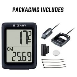 Sigma BC 5.0 WR cyklopočítač káblový přenos se senzorem kola