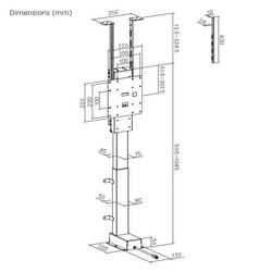 My Wall TV držák na zeď 43,2 cm (17) - 81,3 cm (32) ovládaný aplikací, motorizovaný
