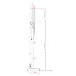 My Wall TV držák na zeď 43,2 cm (17) - 81,3 cm (32) ovládaný aplikací, motorizovaný