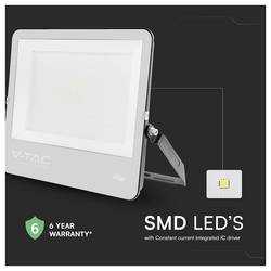 V-TAC 238256 venkovní LED reflektor Energetická třída (EEK2021): D (A - G) 300 W Barvy světla (LED svítidlo): denní bílá