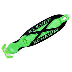 KLEVER KCJ-XC-20X KLEVER KCJ-XC-20X XChange™ 20 Kleen™ bezpečnostní nůž Zelená-černá, 10 ks 10 ks