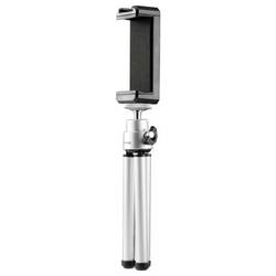 Hama Fancy 2in1 mini stativ 1/4palcové min./max.výška=12 - 16 cm stříbrná pro chytré telefony a akční kamery, vč. držáku smartphonu
