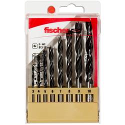 Fischer 536609 sada spirálových vrtáků do dřeva 8dílná 3 mm, 4 mm, 5 mm, 6 mm, 7 mm, 8 mm, 9 mm, 10 mm 1 sada