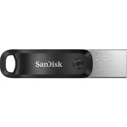 SanDisk iXpand™ Flash Drive Go USB paměť pro smartphony/tablety černá, stříbrná 128 GB USB 3.2 (Gen 1x1) , Lightning