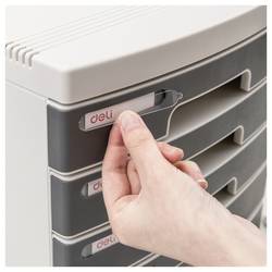 DELI D362582 box se zásuvkami DIN A4 Počet zásuvek: 5