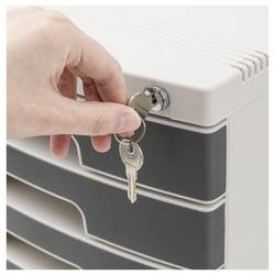 DELI D362582 box se zásuvkami DIN A4 Počet zásuvek: 5