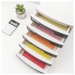 DELI D362582 box se zásuvkami DIN A4 Počet zásuvek: 5