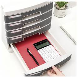 DELI D362582 box se zásuvkami DIN A4 Počet zásuvek: 5