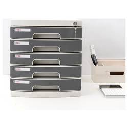 DELI D362582 box se zásuvkami DIN A4 Počet zásuvek: 5