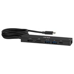 club3D CSV-2555 USB Hub 7 portů USB-A, RJ45 , HDMI™, microSD, SD, USB-C® (s napájením) černá