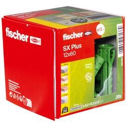Fischer 567812 SX Plus Green rozpěrná hmoždinka 60 mm 12 mm 20 ks