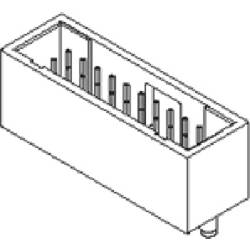 Molex pinová lišta (standardní) 10, rozteč 2.54 mm, 713491037, 1 ks Tube