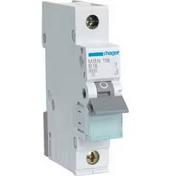 Hager MBN116 MBN116 elektrický jistič 1pólový 16 A