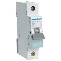 Hager MBN116 MBN116 elektrický jistič 1pólový 16 A