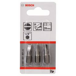 Bosch Accessories 2607001461 2607001461 plochý bit Pohon (šroubovák): 1/4 (6,3 mm) Typ zakončení: plochý 25 mm