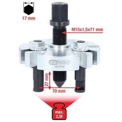 KS Tools 150.3130 Stahovák řemenic Upínací rozsah 90 mm Počet háčků 3